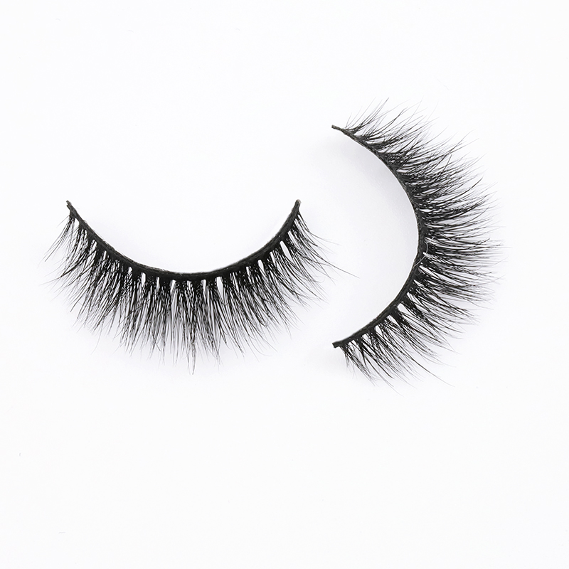 Private Box for Wholesale Price 100% Mink Fur Strip Lashes Natural Styles Eyelashes in the UK and US JN144